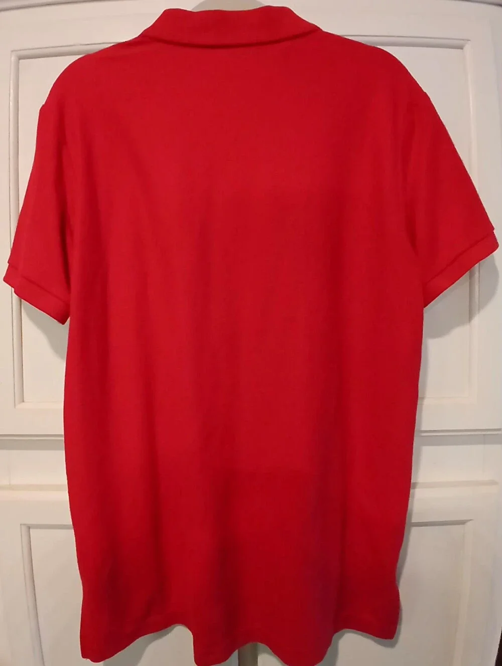 Polo Ralph Lauren Men's Red Short Sleeve Collared Polo, Performance Pique L